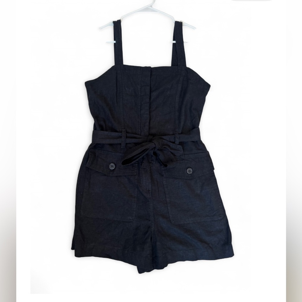 Habitual Black Womens Romper